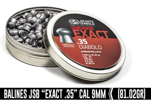 Balines Jsb Exact .35 81,02 Gr Cal 9 Mm Rifle Pcp 4