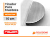 Tirador Mueble Medialuna Radem Plata Vieja Calidad Premium 1