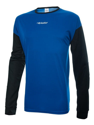 Goalkeeper Long Sleeve Soccer Jersey with Elbow Impact Protection by Kadur 56