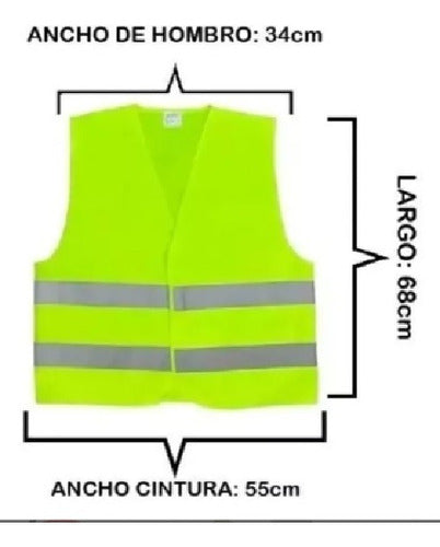 CHALECO 6 Reflective Fluorescent Safety Vests for Work 1