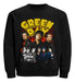 Burbi Round Neck Fleece Sweatshirt Green Day Dtf Premium 0