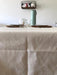 Rustic Linen Tablecloth I Silver Model I 1.50 X 2.40 Meters I Pearl Grey 4
