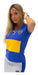 Boca Juniors Women's Vintage Retro Lace-up T-Shirt 0