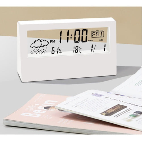 Take it Right Clock Digital Alarm Weather Date Clock 2