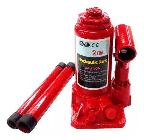 Hydraulic Bottle Jack 2 Ton and Cross Wrench for Fiat Argo 2