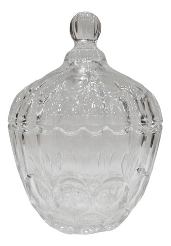 Glass Candy Jar 14cm Monte Kurama 0