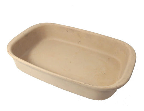 Pampered Chef Family Heritage Stoneware Rectangular 0