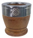 Mate Imperial Algarrobo Virola Y Guarda De Acero Inoxidable 6