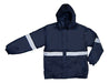 MKT360 Trucker Jacket Blue with Reflective Workwear 0