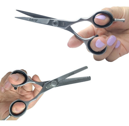 Hair Scissors Combo Dayo 5.5 Razor Edge and Texturizing 0