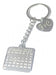 Personalized Engraved Anniversary Calendar Steel Keychain 5