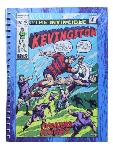 Kevingston Rugby Cars Soft Cover University Notebooks 0