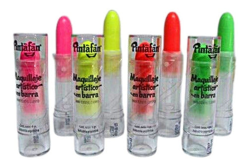 Set Maquillaje En Barra Pintafan Fluo 4 Gr. X 4 Unidades 0