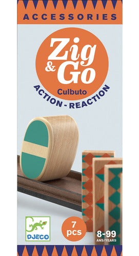 Djeco Zig & Go 7 Pieces Action Reaction Game 0