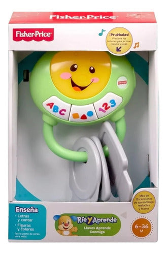 Llaves Fisher Price Rie Y Aprende Conmigo Bht35 Delmy 0