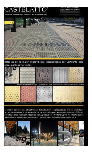 Institutional Institution Tiles for Metrobus Sidewalks 40x40 Exterior 1