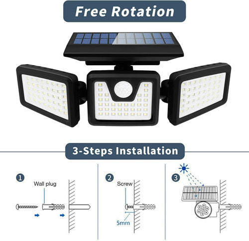 ZHXNIF Wireless Motion Sensor Solar Light 1