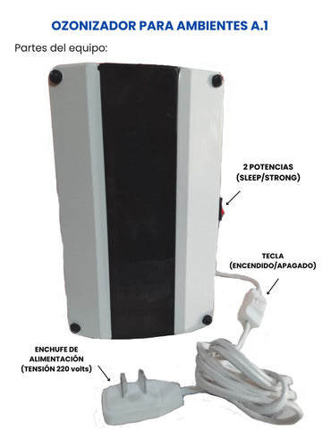 Ozonizador Ionizador De Ambientes Potente Con Doble Escala 3