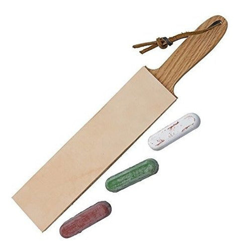 Garos Goods Cuero Paddle Strop Doble Cara De 2 Pulgadas De Ancho Y 3 Compuestos 0