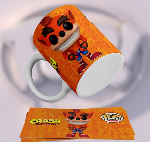 Kit Diseños 22 Plantillas Tazas Funko Variados Sublimación 7