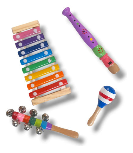 CocoLate Toys Musical Kids Kit with 4 Instruments 1