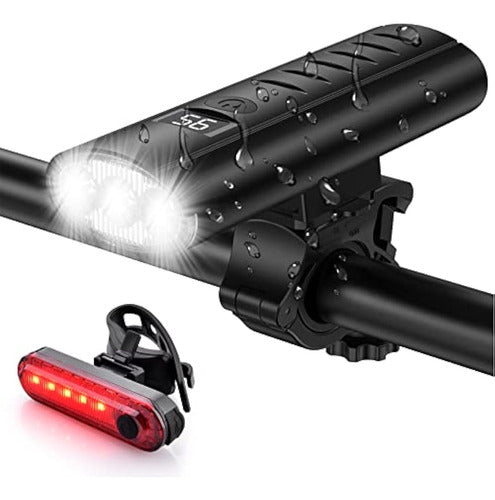 AOZOY Rechargeable USB Bicycle Light Set 0