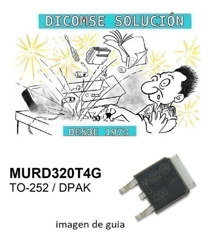 Diodo Murd320t4g Murd320 Switching 200v 3adpack 1