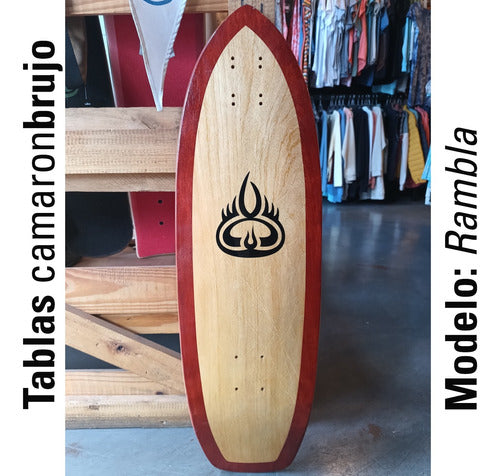 Tabla De Surfskate Camaron Brujo Rambla 30.5  X 9 .25 1