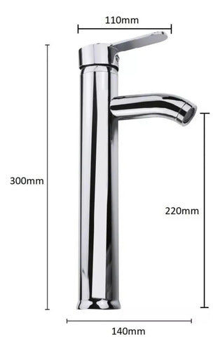 Orix High Arc Single Handle Bathroom Faucet 1