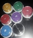 Glitter Gibre Neon, Holo, Mermaid Tail. 7cc Pot. Set of 5. Nail Art Supplies 1