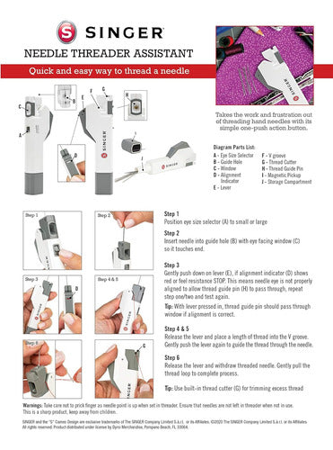 Singer Automatic Needle Threader Quick And Easy 5