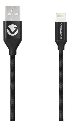 Volkano Cable Weave Mfi Lightning Black - Mosca 0