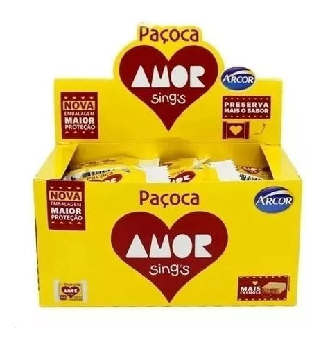 Paçoca Amor Sing's 18g C/30 Unidades - Arcor - A Original! 3