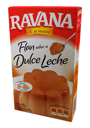 Flan Dulce De Leche 60 Gr Ravana Flanes 0