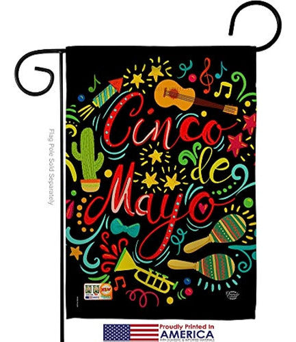 Ornament Collection El Fiesta Cinco De Mayo Garden Flag 1