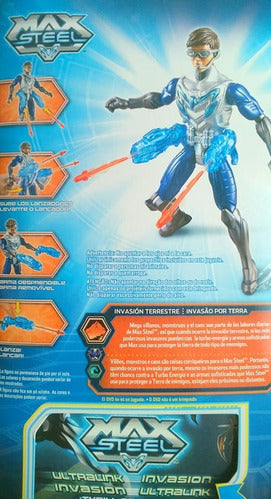 Max Steel Double Attack with Projectiles Includes Movie DVD 5