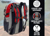 Tactical Camping Backpack 40L Discovery Adventures Rigid Back 5
