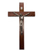 Santería San Juan Wooden Crucifix with Christ 24cm 0