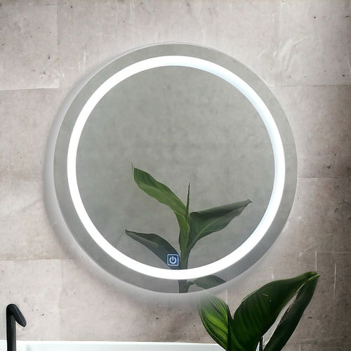 Round 80cm Touch LED Light Mirror with Free Shipping 3
