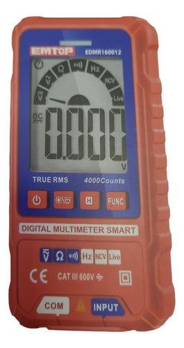 Emtop Multimeter Digital Cat III 600V EDMR160012 3