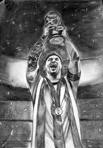 Messi with the Cup 0