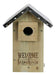 Nature's Way Bird Products Wild Wings Wwgh3-deco Casa Para Pájaros Azules De Cedro Degradado Galvanizado 0