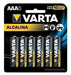 Varta Pack of 6 AAA Alkaline Batteries 0