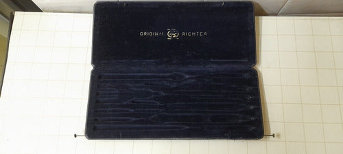 Antiguo Estuche De Juego De Compases Richter 2