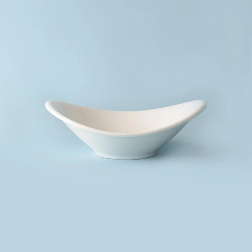 Set X 4 Bowl Oval Porcelana 14 X 11 Cm Horeca Harmony M 2