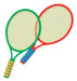 Badminton Rackets Ball Ditoys 2178 1