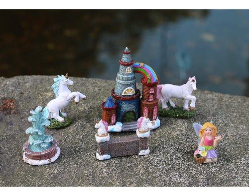 BangBangDa Unicorn Figurines Fairy Garden Accessories - Mi 1