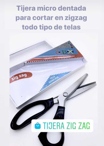 CBX Zig-Zag Scissors 0