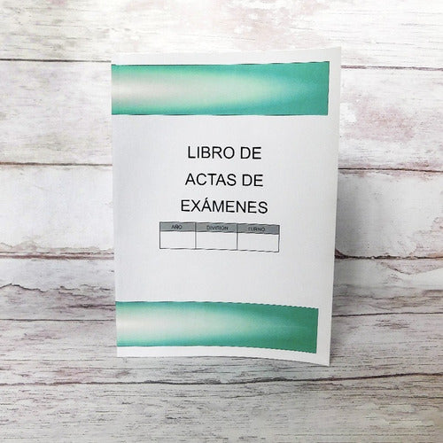 Libro De Acta De Examen Pack X 5 0