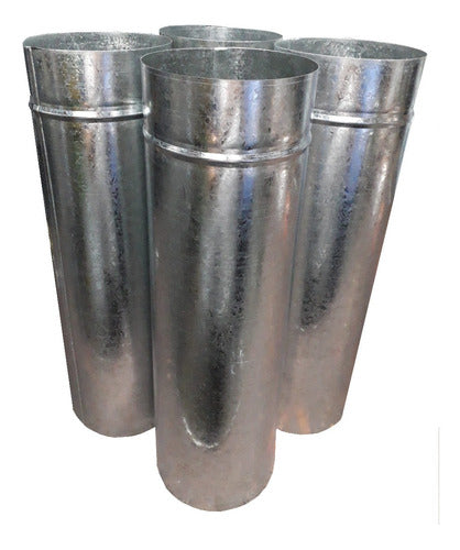 Galvanized Steel Pipe Ø 6 Inches with 30 Gauge and 50 cm Length 1